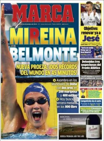 Portadas de la prensa deportiva