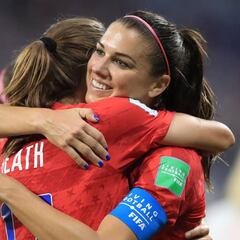 Alex Morgan makes WWC history against England on her birthday