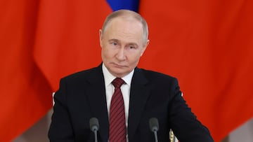 Russia's President Vladimir Putin attends a signing ceremony with Vietnam's Communist Party General Secretary To Lam following their meeting in Moscow, Russia May 10, 2025. REUTERS/Anton Vaganov