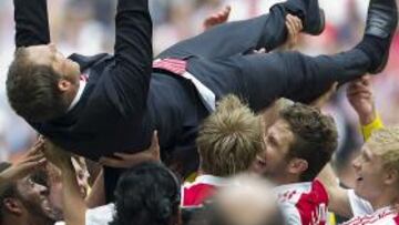 El Ajax, campeón de la liga holandesa al ganar al Twente