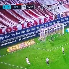 Precisión en su máxima expresión en el gol de Suárez para River