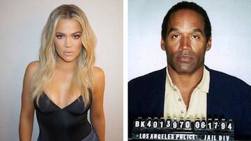 Khlo&eacute; Kardashian y O.J.Simpson (Twitter)