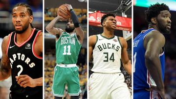 Leonard, Irving, Anteto y Embiid quieren el trono de LeBron