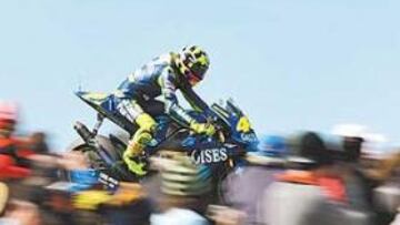 <b>EL PREFERIDO DE LA AFICIÓN. </b>Valentino Rossi es el piloto mejor valorado por los aficionados de todo el mundo, además de uno de los mitos de la historia de este deporte.