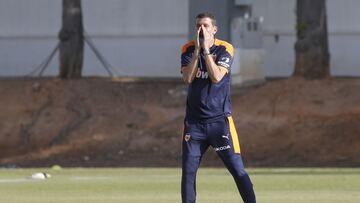 Javi Gracia, en Paterna.