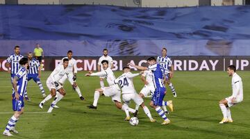 Lucas P¨¦rez, Mariano D¨ªaz y Marco Asensio.