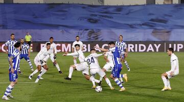 Lucas Pérez, Mariano Díaz y Marco Asensio.