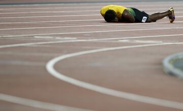 Lesión de Usain Bolt en el 4X100.