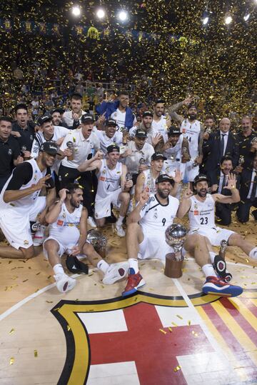 El Real Madrid campeón de la Liga Endesa.