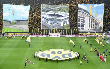 El estadio del Borussia de Dortmund, Signal Iduna Park, es uno de los feudos más famosos y con mayor ambiente de Europa. Situado en la ciudad de Dortmund, en el estado federado de Renania del Norte-Westfalia, al oeste de Alemania. Es el quinto estadio más grande de Europa, y el tercer hogar más grande de un club europeo de primer nivel después del Camp Nou y el Estadio Santiago Bernabéu.