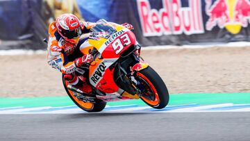 04/05/18 MOTOCICLISMO CIRCUITO DE JEREZ 
 GRAN PREMIO DE ESPA&Ntilde;A ENTRENAMIENTOS MOTOGP
 MARC MARQUEZ 