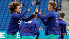 Griezmann y De Jong, dos debutantes en el Cl&aacute;sico.