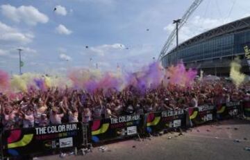 Una nueva edición de la cada vez más popular carrera en los alrededores del estadio de Wembley en Londres.