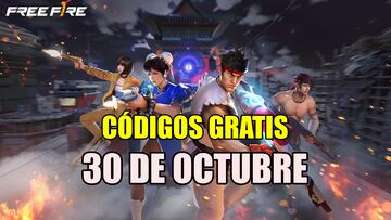 Free Fire códigos gratis 30 octubre