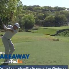 Golpe de genio de Sergio García: hoyo en uno para ganar a Westwood