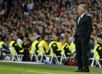 Partido de la Champions League, grupo B. Real Madrid-Juventus. Ancelotti.