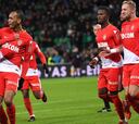 El Mónaco golea al Saint-Etienne y sigue lanzado en Liga