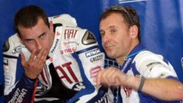 Jorge Lorenzo junto a Wilco Zeelenberg.