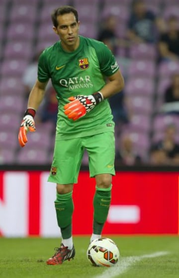 Claudio Bravo jugará su tercera Champions League.