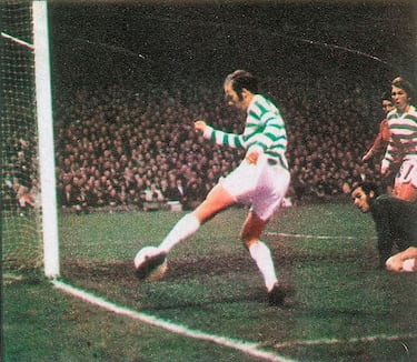 En la primera parte del encuentro el jugador del Celtic, Hood, centró y su compañero Dalglish marcó superando a Reina. Ambos estaban en fuera de juego y el tanto fue invalidado. 