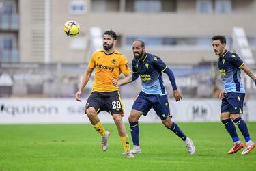 Ajustada derrota del C¨¢diz ante el Wolves de Lopetegui y Diego Costa