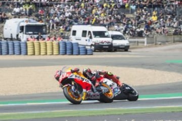 Carrera marcada por la bonita lucha por la cuarta plaza entre Márquez y Iannone en Le Mans.