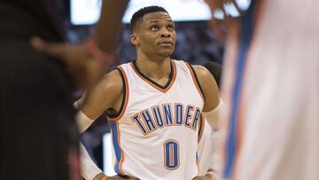 Russell Westbrook, ante los Houston Rockets.