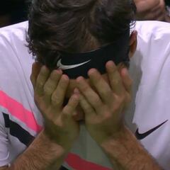 La leyenda que nunca deja de emocionarse se llama Federer