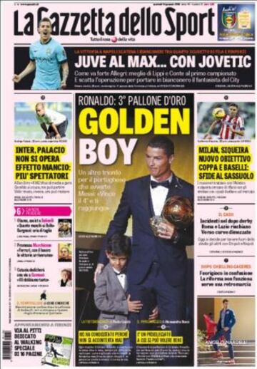 Portadas de la prensa deportiva