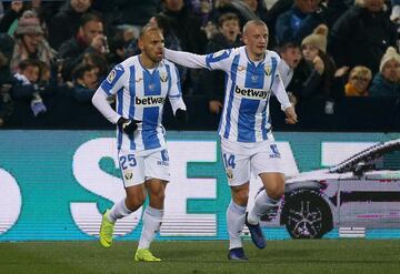 1-0. Martin Braithwaite celebró el primer gol.