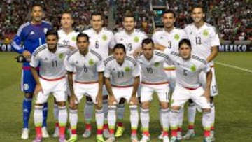 El 11 inicial de M&eacute;xico ante Trinidad y Tobago