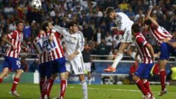El gol de Sergio Ramos en la final de Champions del a&ntilde;o pasado.