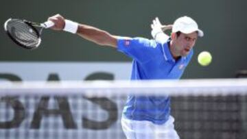 Novak Djokovic, durante el partido. 