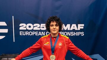 Merche García se cuelga el oro en el Europeo IMMAF