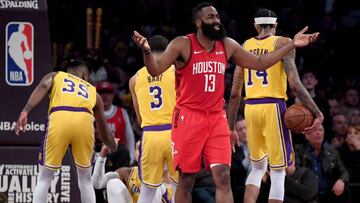 Los Lakers se dan otro impulso ante un Harden desquiciado