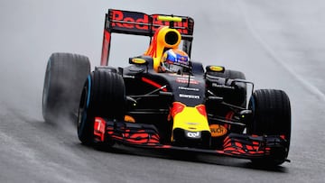 Max Verstappen en el GP de Brasil 2016.