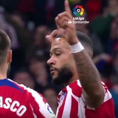 Para esto vino, para meter goles y qué golazo: tremendo lo de Memphis