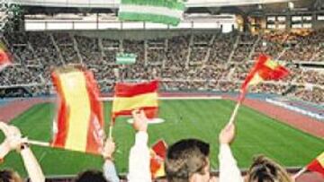 <b>RESPALDO</b>. España contará con el apoyo de la afi ción durante la Eurocopa de Portugal.