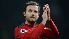 El jugador espa&ntilde;ol del Manchester united, Juan Mata, durante un partido.