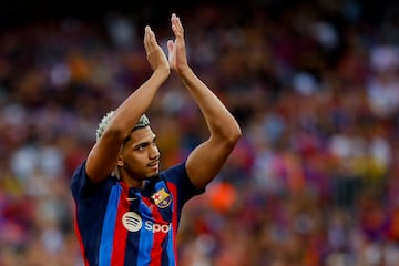 Ronald Araújo, a pillar in the Barça defense.

