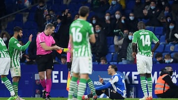 Poca actividad de Lainez y Guardado con el Real Betis