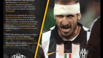 Mensaje de Chiellini