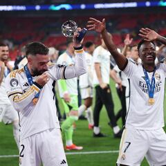 Vinicius y Carvajal terminan la racha del 1-0 en finales de Champions League