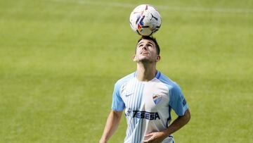 Jairo Samperio en La Rosaleda.