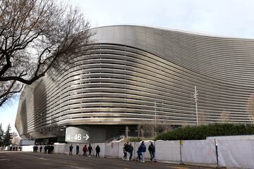 Imagen de la fachada exterior del nuevo Santiago Bernabéu.