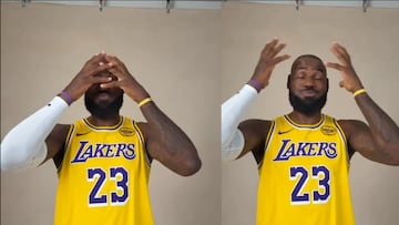 Las graciosa reaccione de LeBron al enterarse que es el jugador más viejo de la NBA