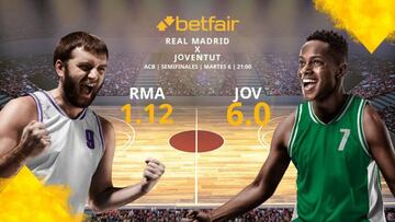 Real Madrid vs. Club Joventut Badalona: horario, TV, bajas, estadísticas y pronósticos del Partido 1