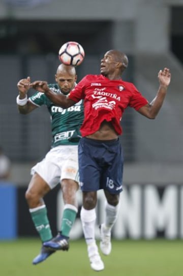 Gran partido de Yerry Mina en la Copa Libertadores 