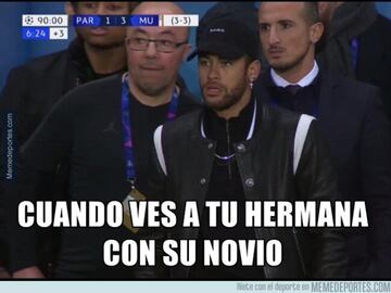 Los mejores memes del PSG-M. United