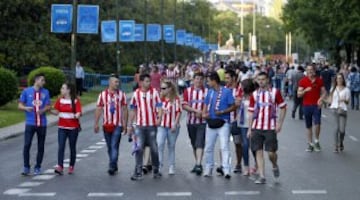 La celebración en la plaza de Neptuno